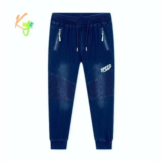 Chlapecké riflové tepláky - kalhoty Kugo CK0927 modré